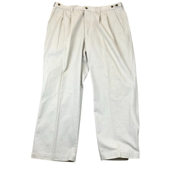 Dockers Mens Twill Pants 42x30 Relaxed Fit No Wrinkle Vintage Sep 1999 - Picture 1 of 13